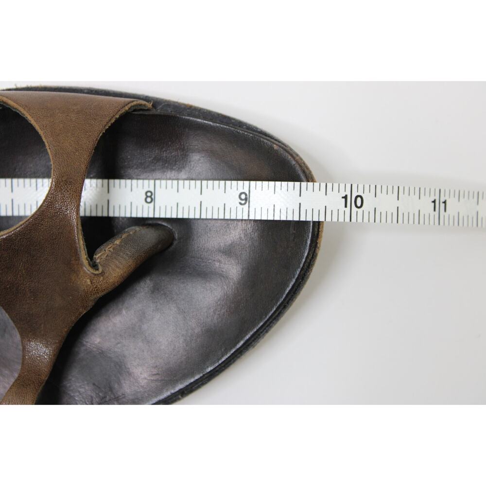 Cydwoq Vintage Leather Flats Slip On Sandals Shoes 36 USA - Picture 8 of 8